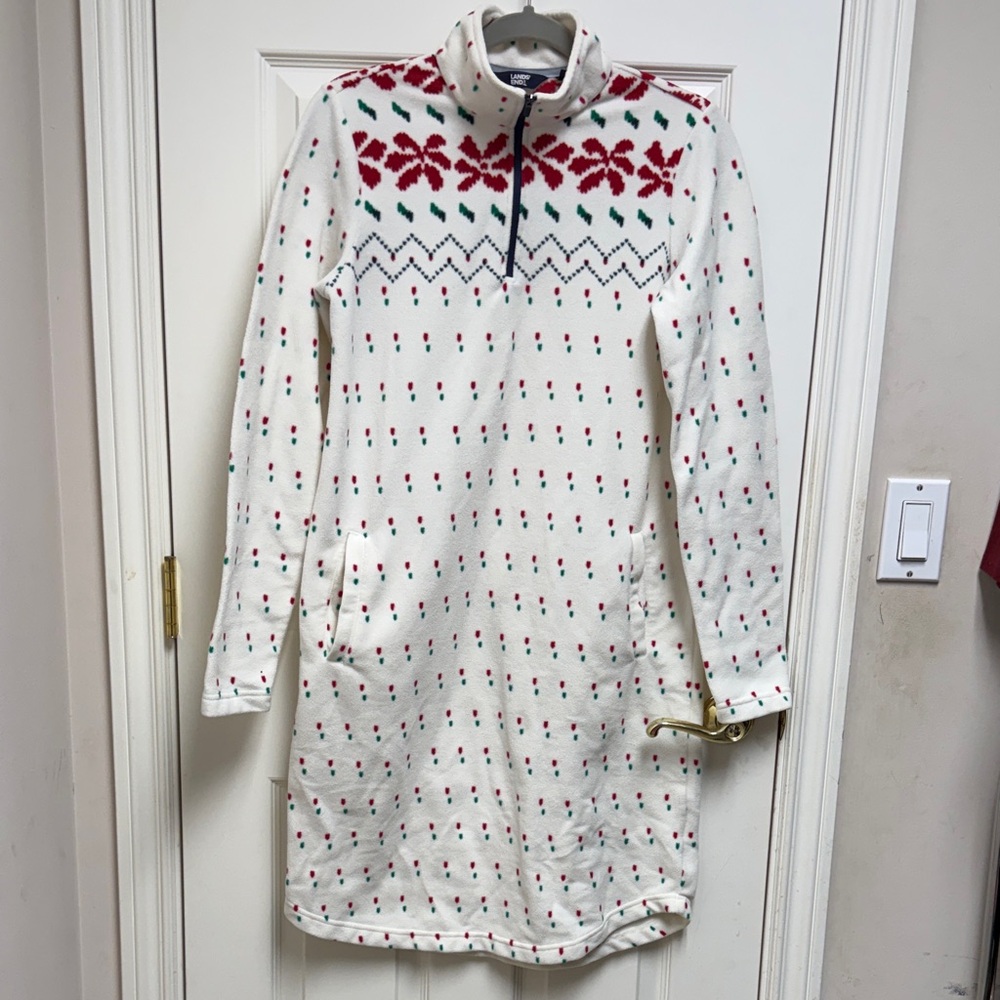 Lands' End Heritage Fleece Nightshirt